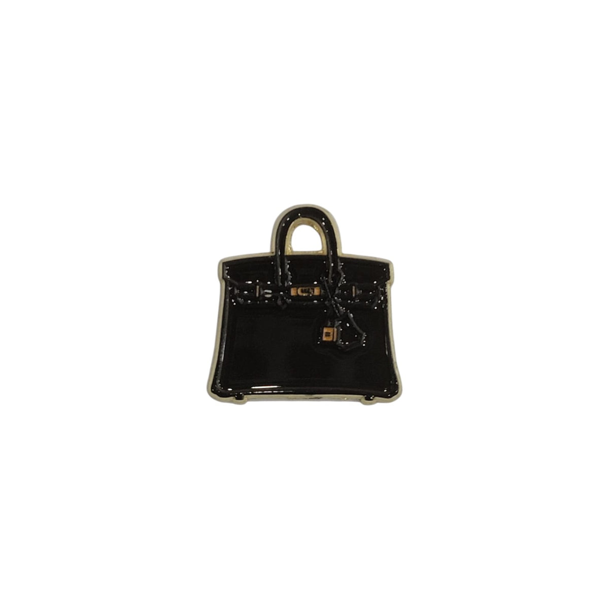 Metal Enamel Brooches 3m Sticker Black Bag