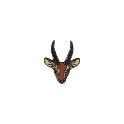Metal Enamel Brooches 3m Sticker Markhor face