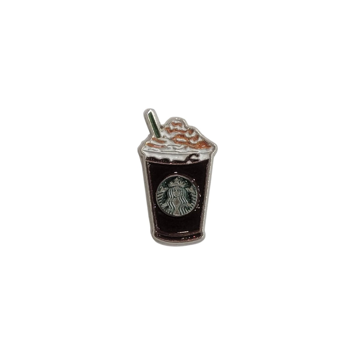 Metal Enamel Brooches 3m Sticker  Starbucks Coffee Brown