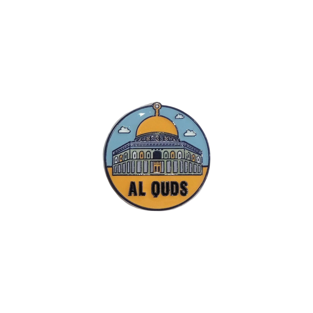Metal Enamel Brooches 3m Sticker Masjid Al Quds