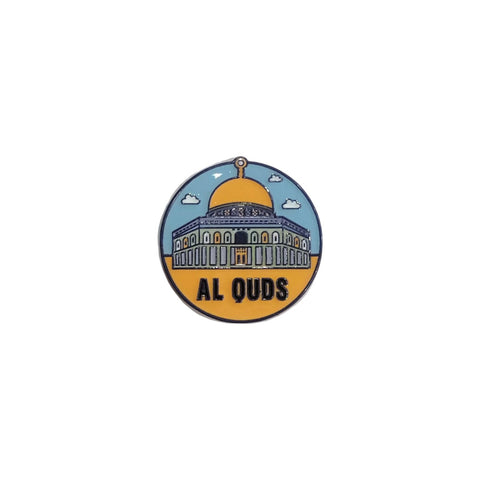 Metal Enamel Brooches 3m Sticker Masjid Al Quds