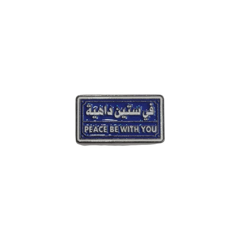 Metal Enamel Brooches 3m Sticker Be Peace With You