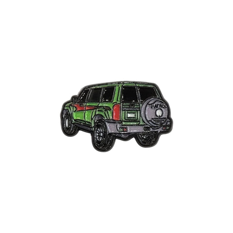 Metal Enamel Brooches 3m Sticker Nissan Patrol Green