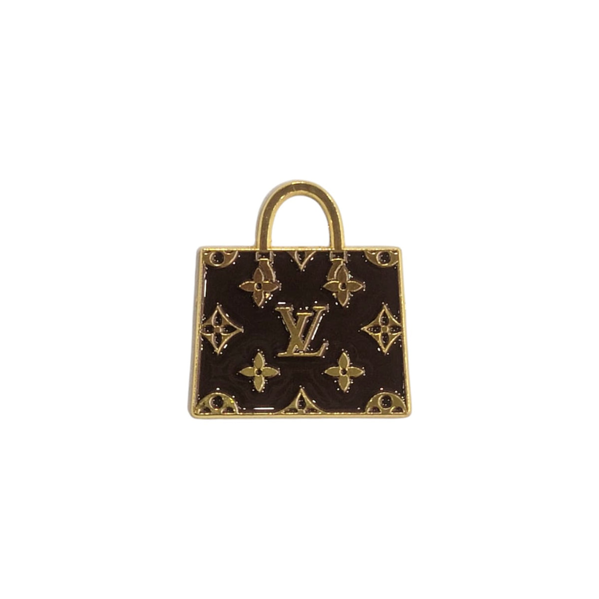 Metal Enamel Brooches 3m Sticker LV Bag