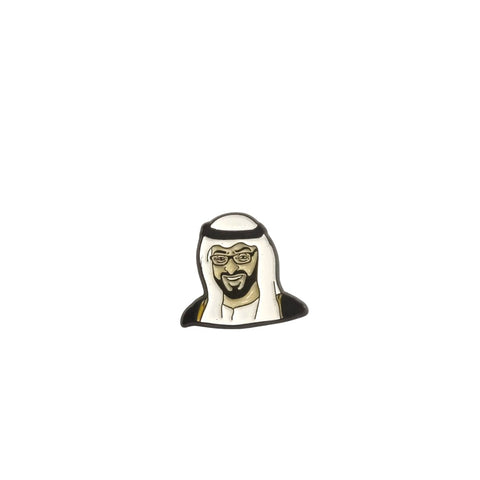 Metal Enamel Brooches 3m Sticker UAE KING
