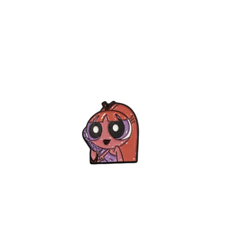 Metal Enamel Brooches 3m Sticker Power Puff Girl 1