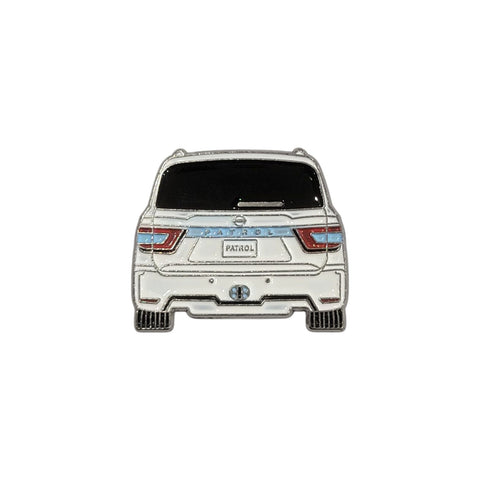 Metal Enamel Brooches 3m Sticker White Nissan Patrol