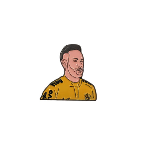 Metal Enamel Brooches 3m Sticker Neymar