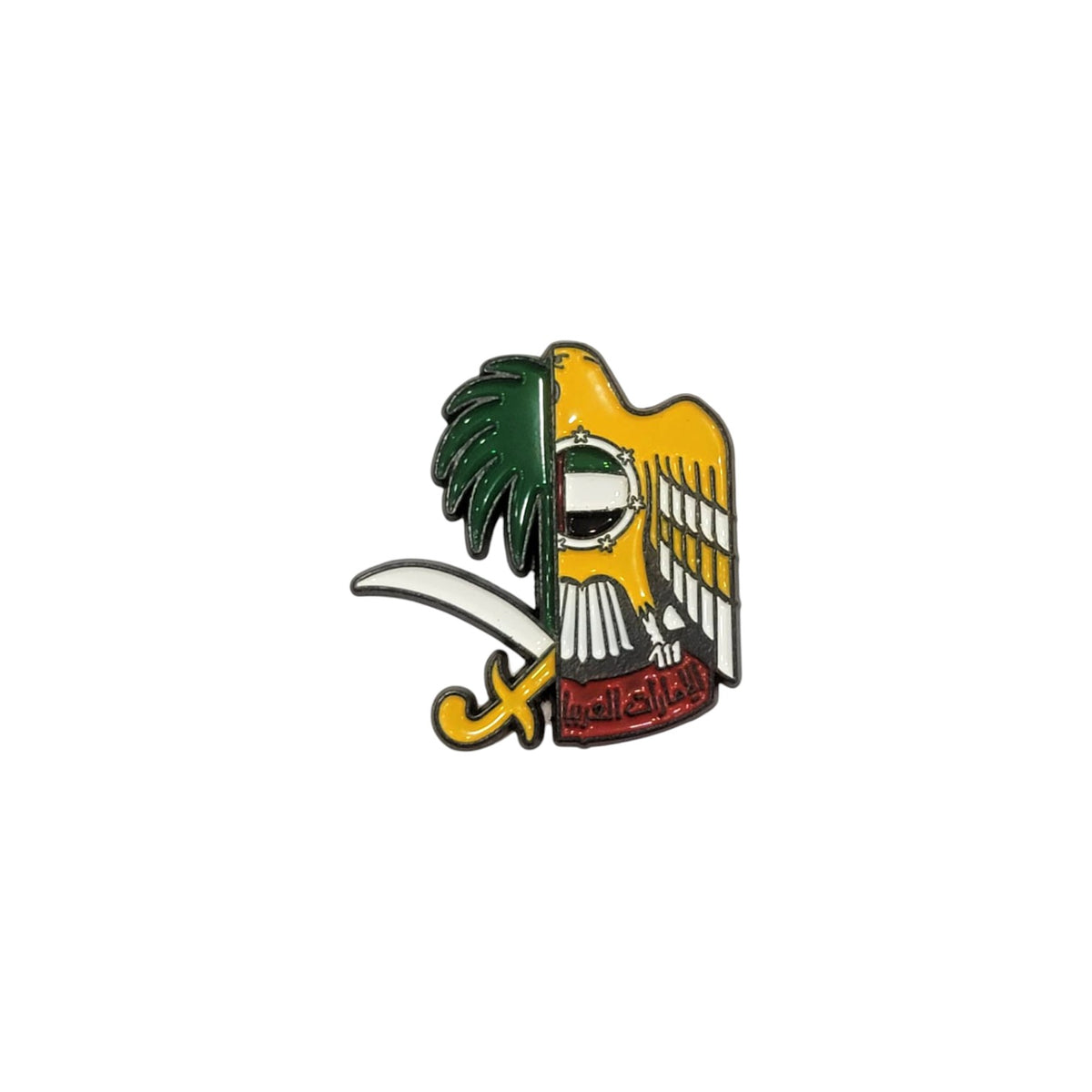 Metal Enamel Brooches 3m Sticker Saudi and UAE Logo
