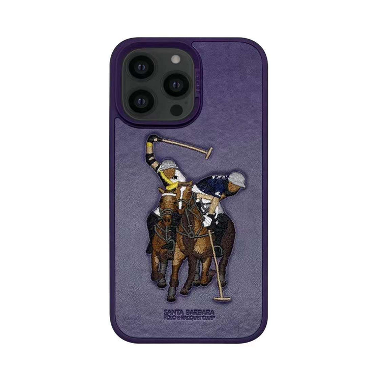 Santa Barbara Purple Genuine Jockey Case For iPhone