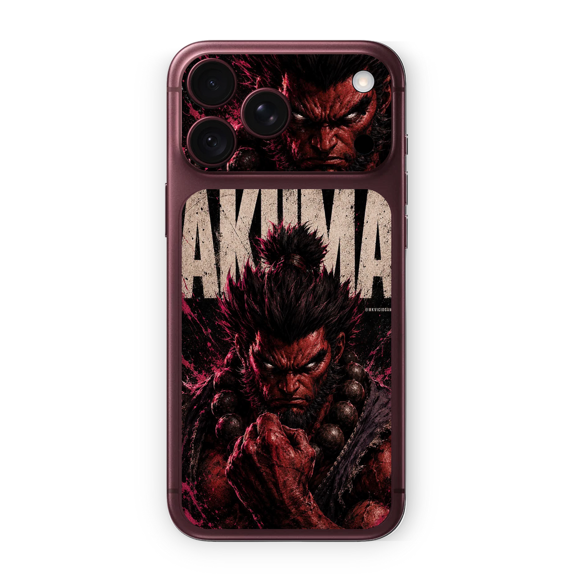 Akuma Dark Warrior Edition Phone Skin – Street Fighter Design