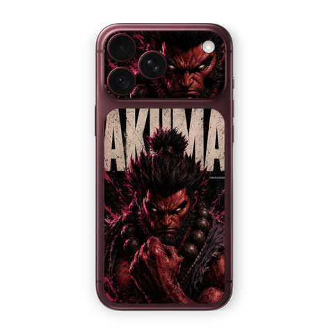 Akuma Dark Warrior Edition Phone Skin – Street Fighter Design