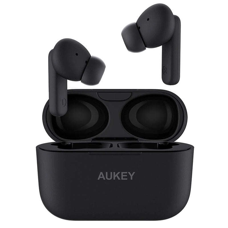 Aukey True Wireless Earbuds with 10mm Driver, 28H Playtime, Bluetooth 5.1, IPX5 Waterproof (EPM1S)