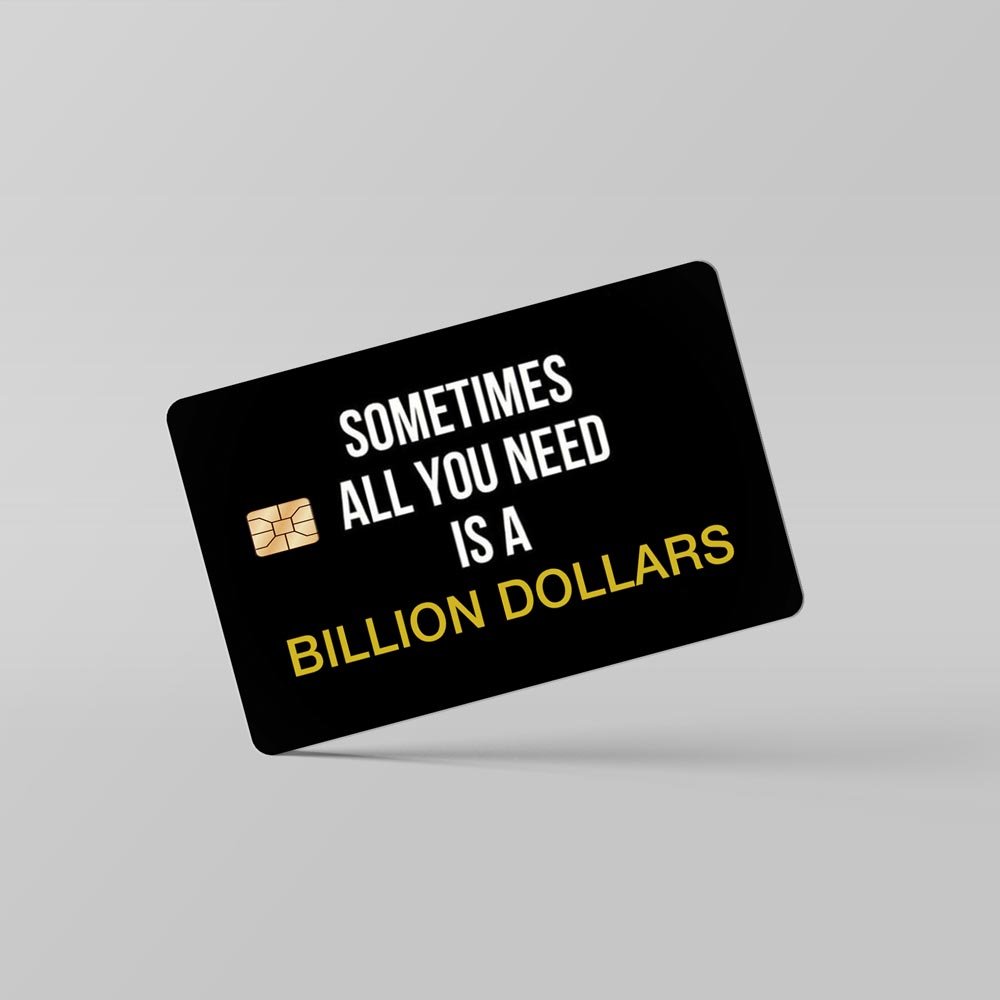 Billion Dollars - Debit & Credit Card Skin