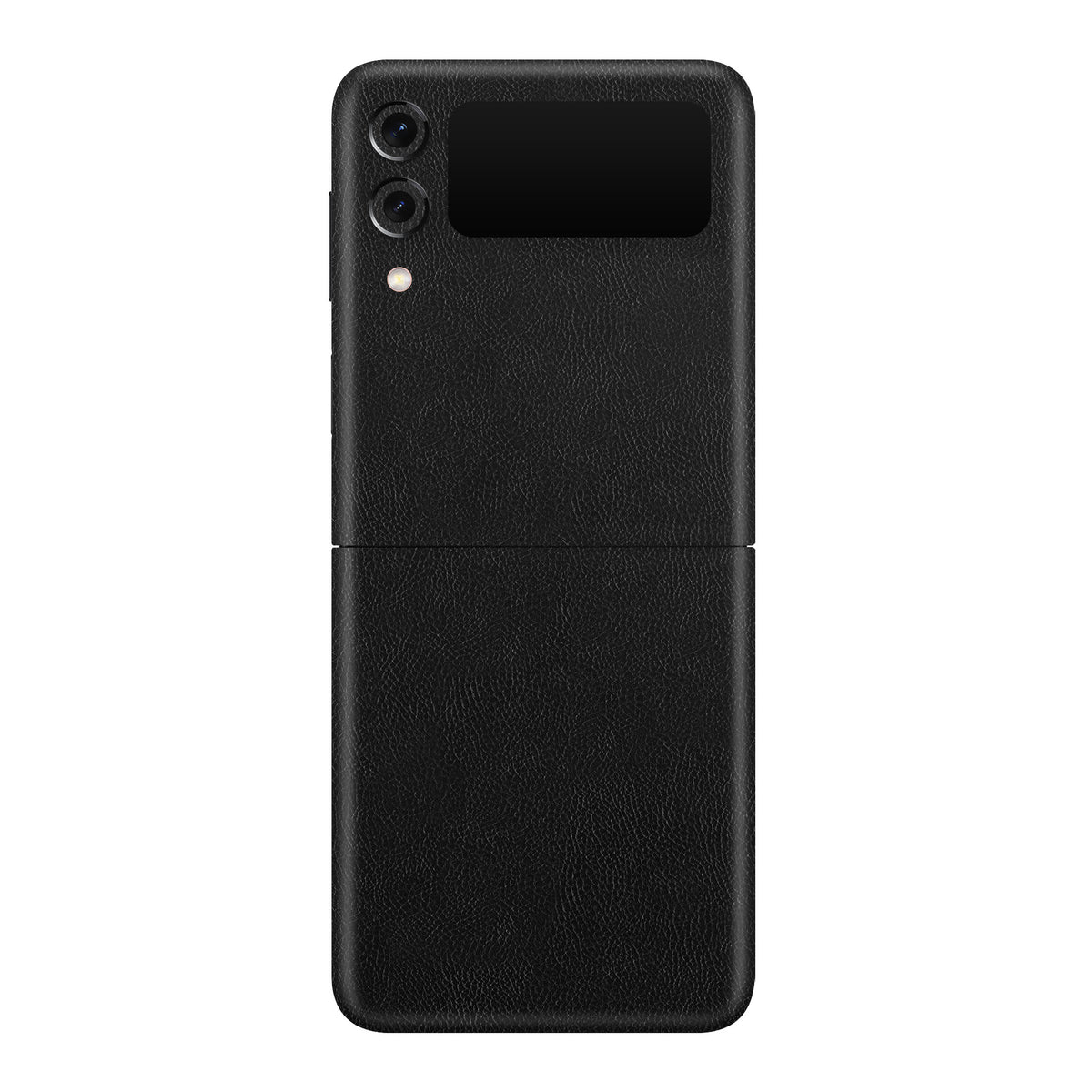 Cowhide Black Skin for Samsung Flip 3