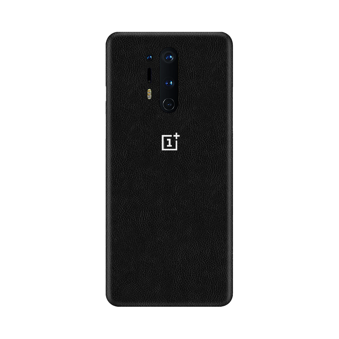 Cowhide Black Skin for OnePlus 8 Pro