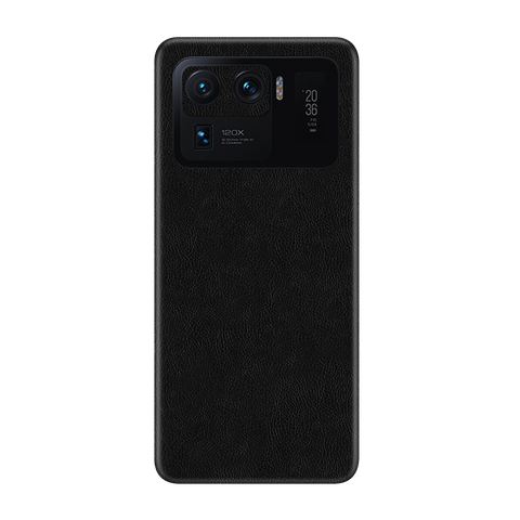 Cowhide Black Skin for MI 11 Ultra 5G