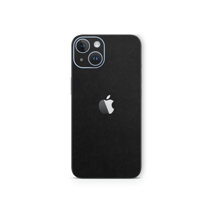 Cowhide Black Skin for iPhone 14