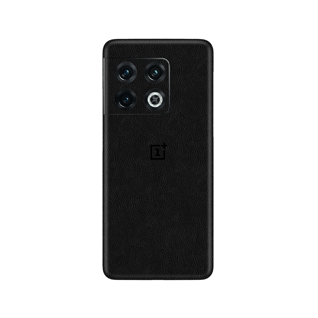 Cowhide Black Skin for OnePlus 10T