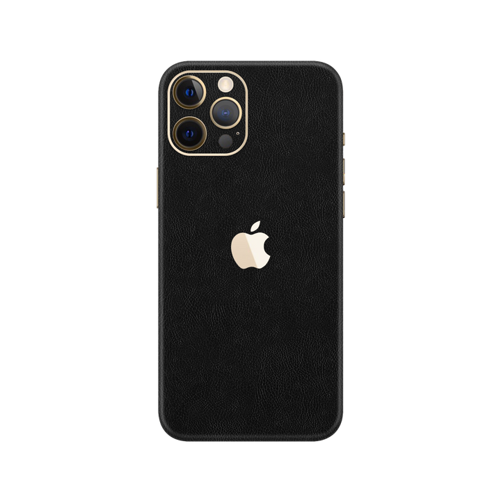 Cowhide Black Skin for iPhone 12 Pro Max