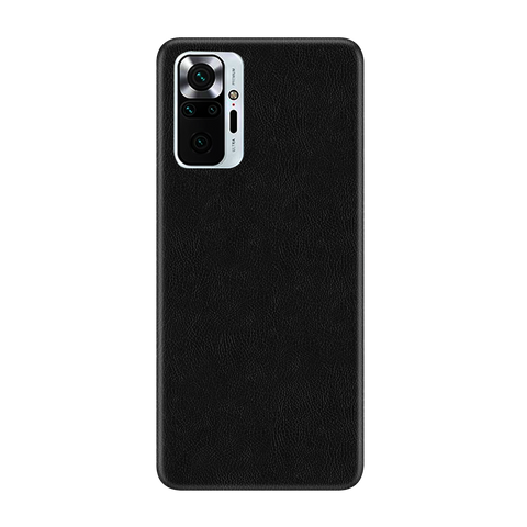 Cowhide Black Skin for Redmi Note 10 Pro