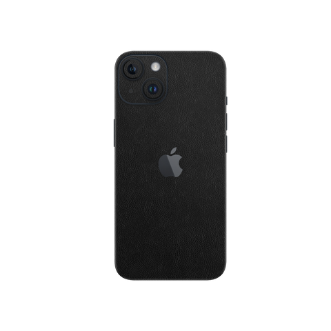 Cowhide Black Skin for Iphone 15