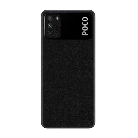 Cowhide Black Skin for Poco M3