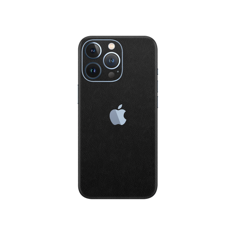 Cowhide Black Skin for iPhone 13 Pro