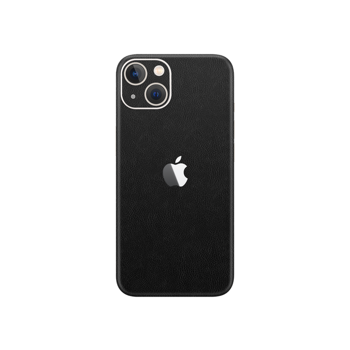 Cowhide Black Skin for iPhone 13 Mini