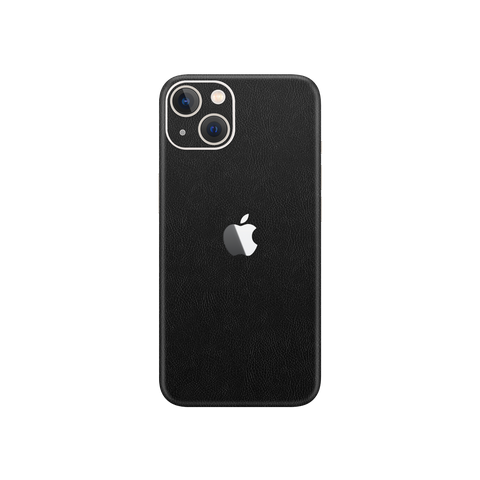 Cowhide Black Skin for iPhone 13