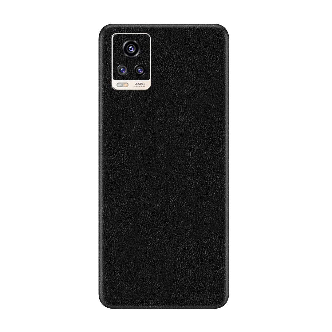 Cowhide Black Skin for Vivo V20