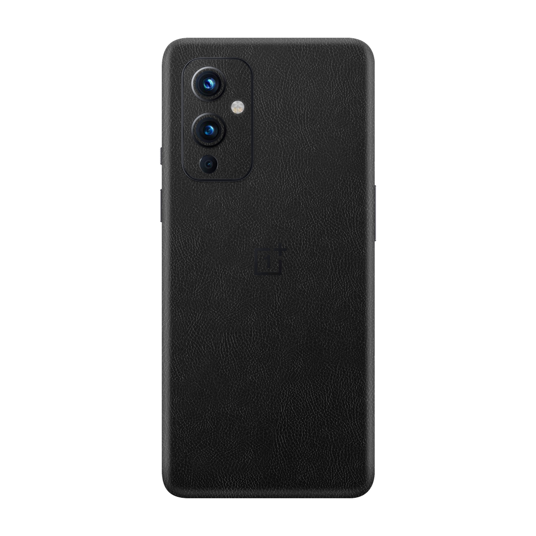 Cowhide Black Skin for OnePlus 9