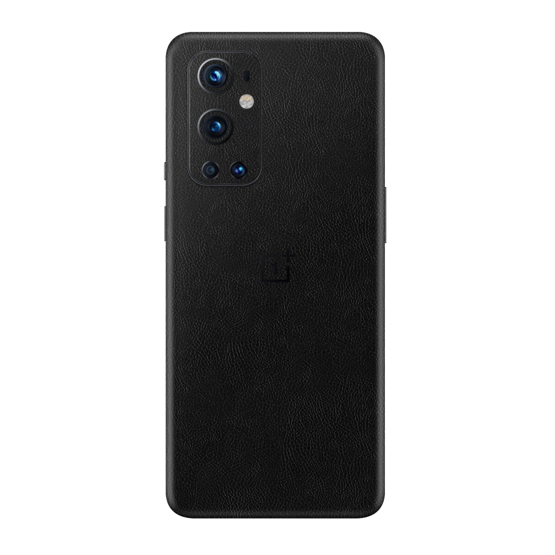 Cowhide Black Skin for OnePlus 9 Pro