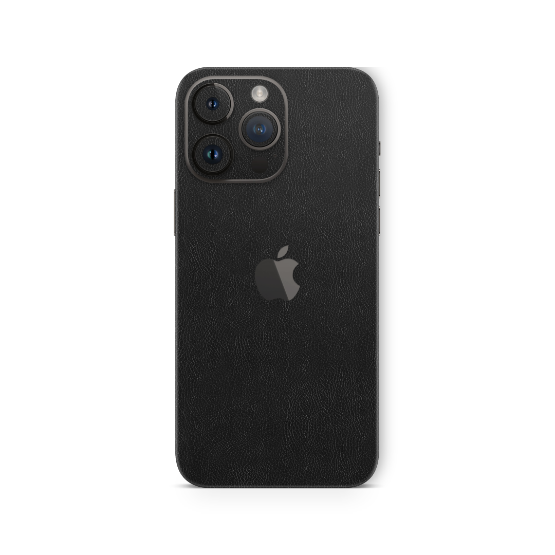 Cowhide Black Skin for Iphone 15 Pro Max