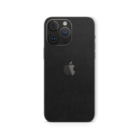 Cowhide Black Skin for Iphone 15 Pro Max