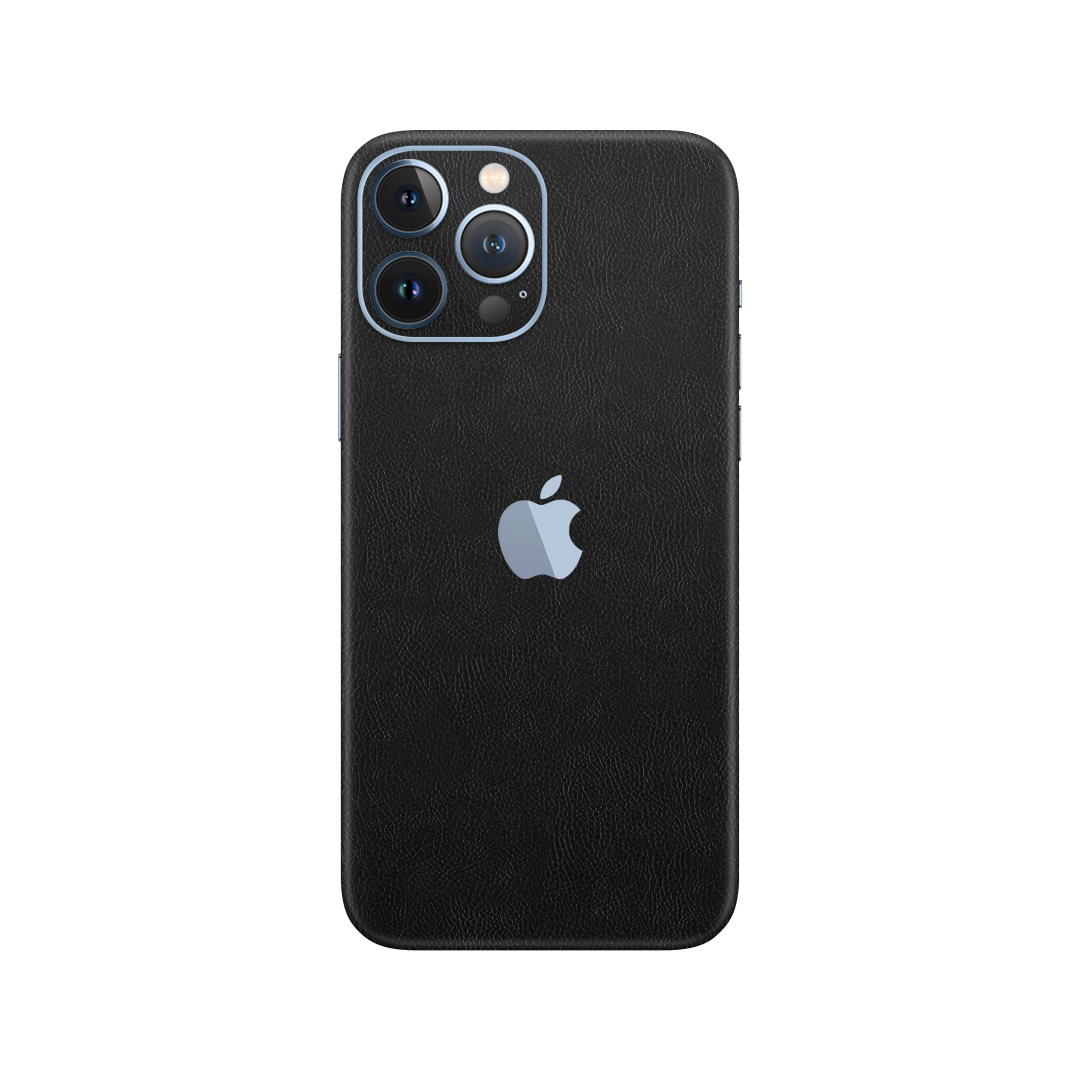 Cowhide Black Skin for iPhone 13 Pro Max