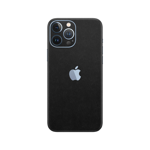 Cowhide Black Skin for iPhone 13 Pro Max