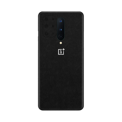 Cowhide Black Skin for OnePlus 8