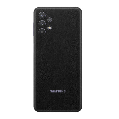 Cowhide Black Skin for Samsung A72