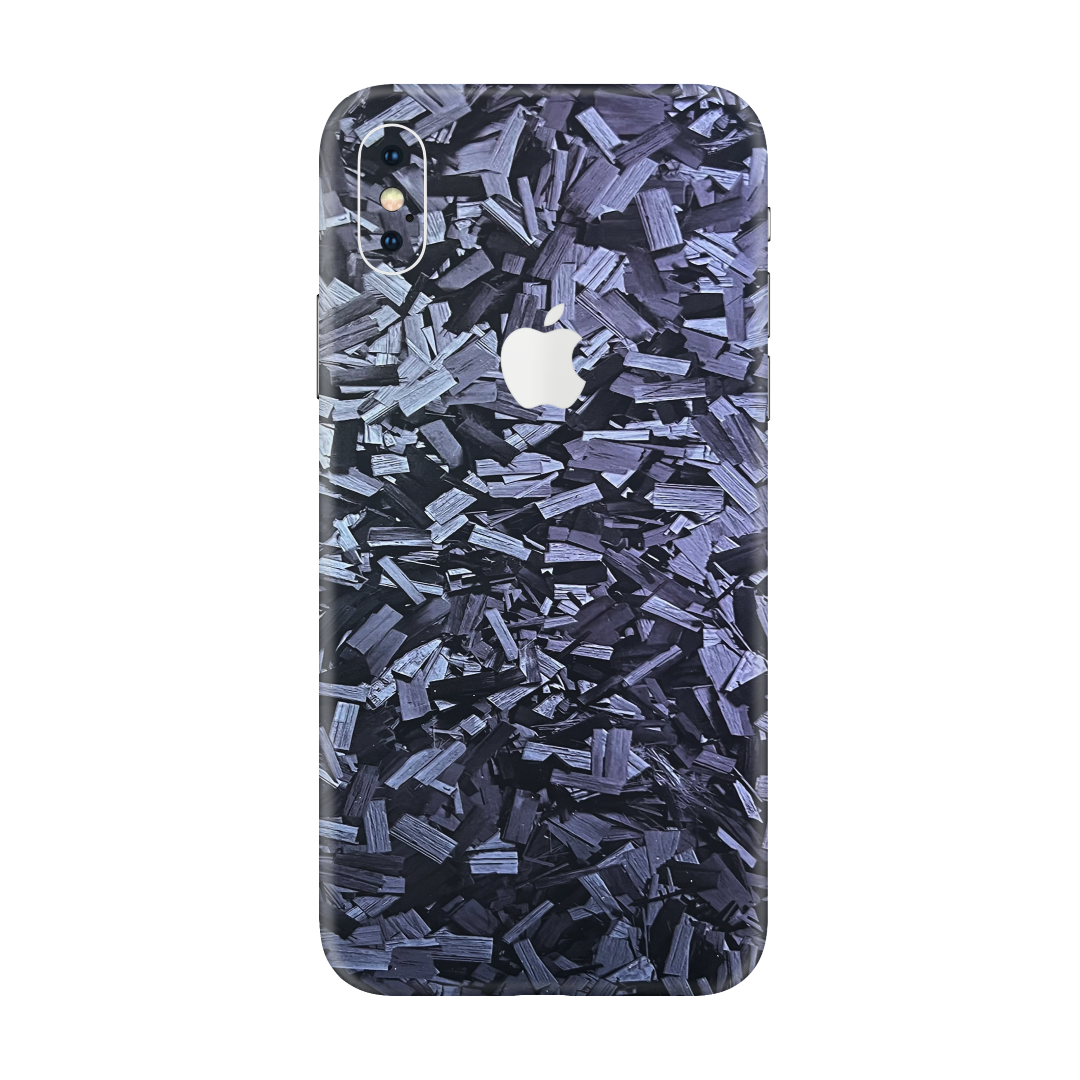 Black Forged Skin for iPhone XS