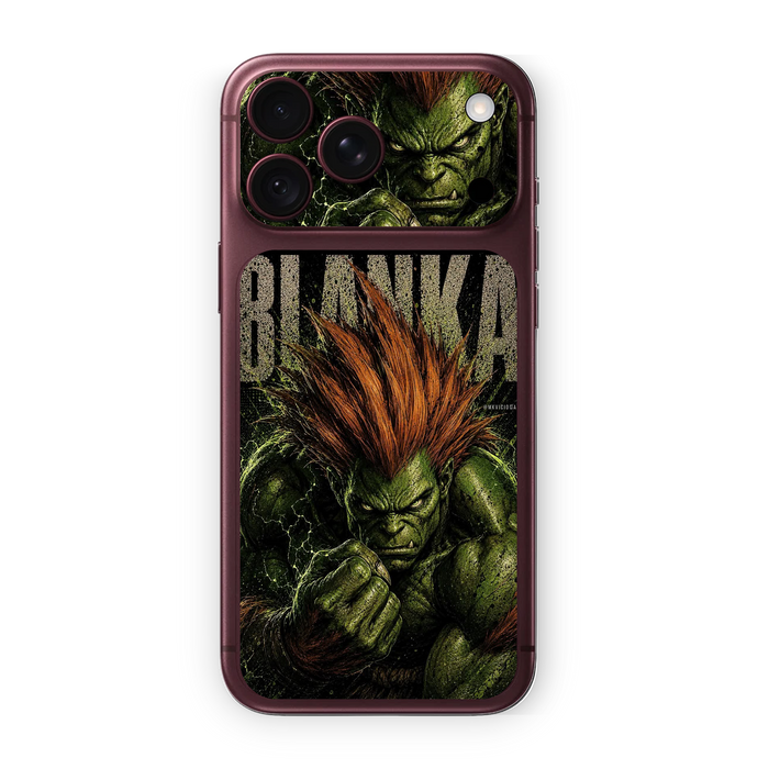 Blanka Electric Beast Edition Phone Skin – Street Fighter Design
