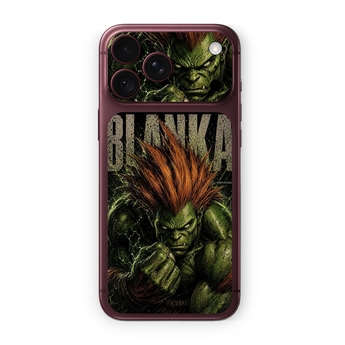 Blanka Electric Beast Edition Phone Skin – Street Fighter Design