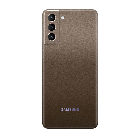 Matte Brown Metallic Skin for Samsung S21 Plus