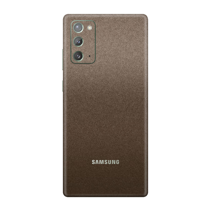 Matte Brown Metallic Skin for Samsung Note 20