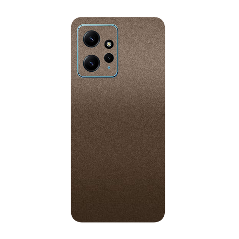 Brown Metallic Skin for Redmi 12 4g