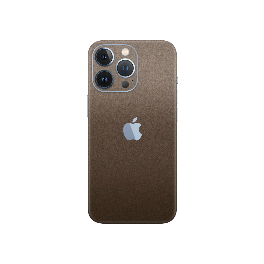 Matte Brown Metallic Skin for iPhone 13 Pro