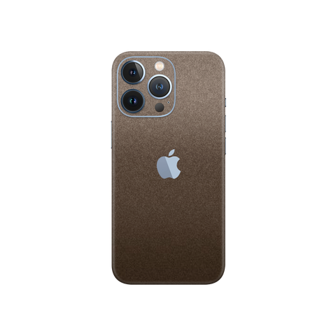 Matte Brown Metallic Skin for iPhone 13 Pro