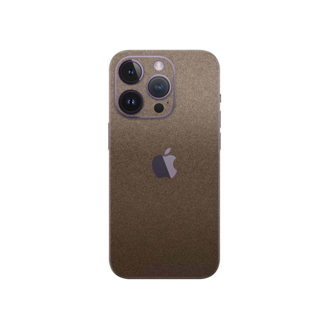 Brown Metallic Skin for IPhone 14 Pro