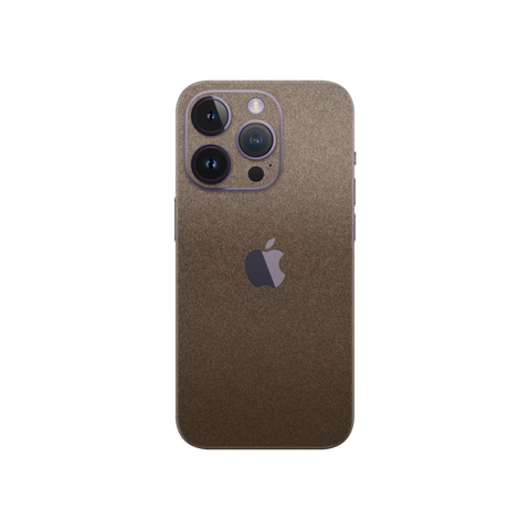 Brown Metallic Skin for IPhone 14 Pro