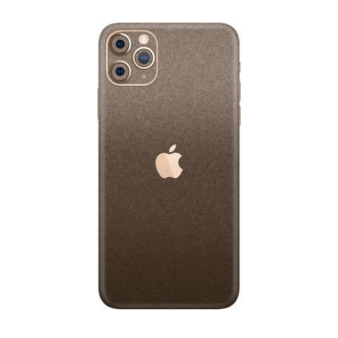 Matte Brown Metallic Skin for iPhone 11 Pro Max